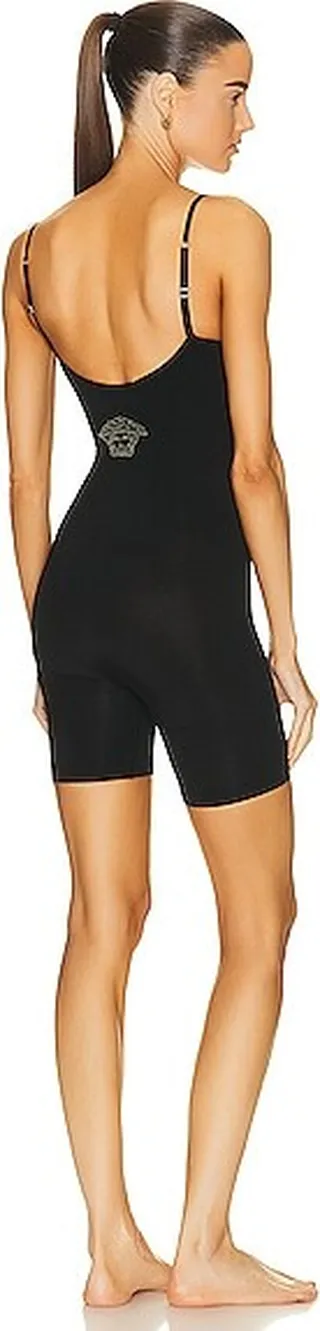 VERSACE Seamless Bodysuit in Black