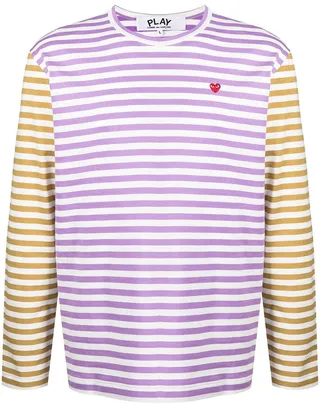 striped long-sleeve T-shirt