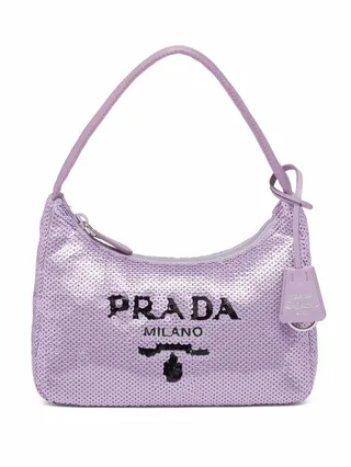Re-Edition 2000 sequined Re-Nylon bag