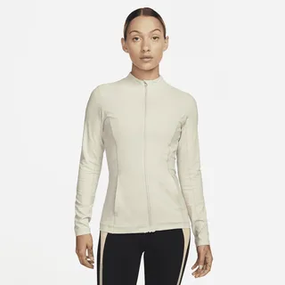 Women's Nike Yoga Dri-FIT Luxe Fitted Jacket in Brown