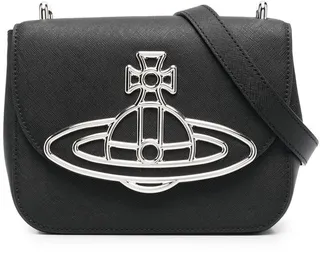 Linda Orb-plaque crossbody bag