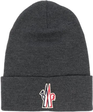 Logo-Patch Wool Beanie