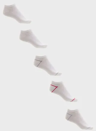 5 Pack Cotton Rich Trainer Liner Socks