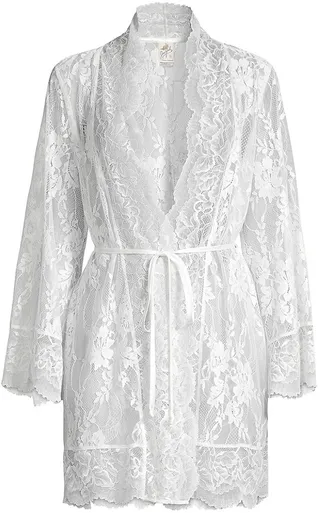 Collette Lace Wrap Robe