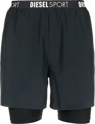 Logo-Print Running Shorts