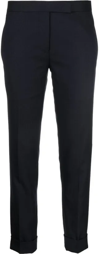 Cropped Tailored Trousers