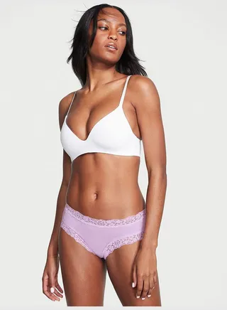 Posey Lace Waist Cotton Cheeky Panty
