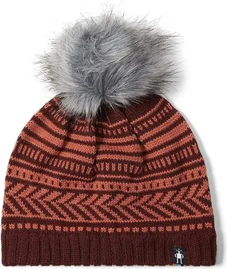 Smartwool Chair Lift Beanie (Black Cherry Heather) Caps