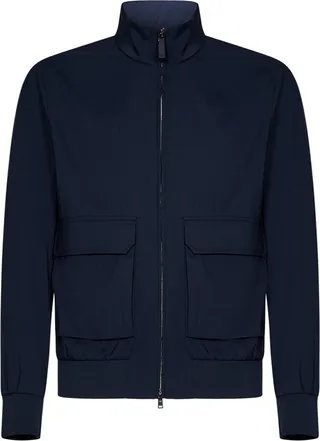 Herno High-Neck Zipped Bomber Jacket