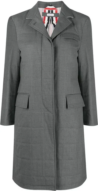Chesterfield down-filled coat