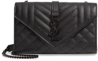 Small Monogram Quilted Leather Shoulder Bag