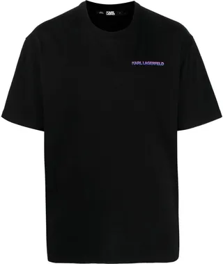 gradient logo-print T-shirt