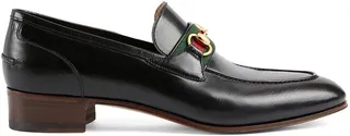 Horsebit leather loafers