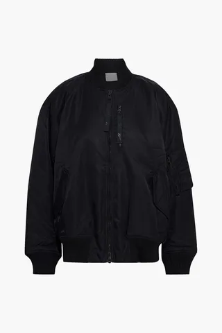Shell bomber jacket