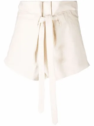 Tied-Waist Shorts