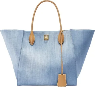 Large Maggie Bag In Blue Denim
