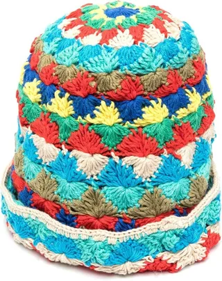 Over The Rainbow crochet beanie