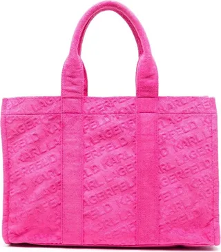 Logo-Patch Terry Beach Bag