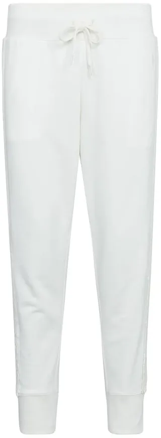 Sequined cotton sweatpants