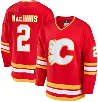 Men's Fanatics Branded Al Macinnis Red Calgary Flames Breakaway Retired Player Jersey