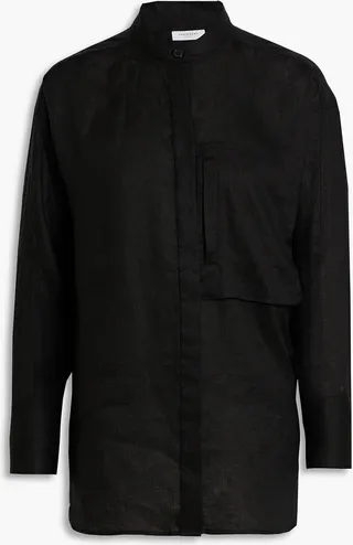 Aphodille linen-gauze shirt