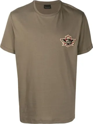 logo-patch short-sleeved T-shirt