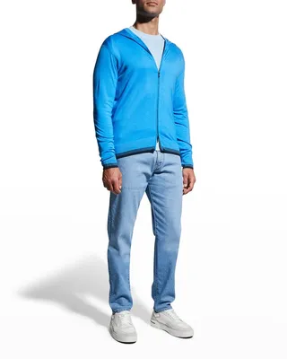 Men's Hooded Zip Sweater