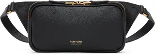 TOM FORD Black Leather Belt Bag