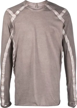 strap-detail cotton T-shirt