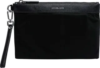 Michael Kors Logo Detailed Zipped Clutch Bag