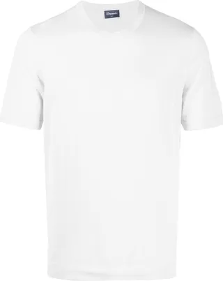 crew-neck short-sleeve T-shirt