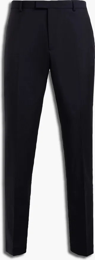 Slim-fit wool and mohair-blend suit pants