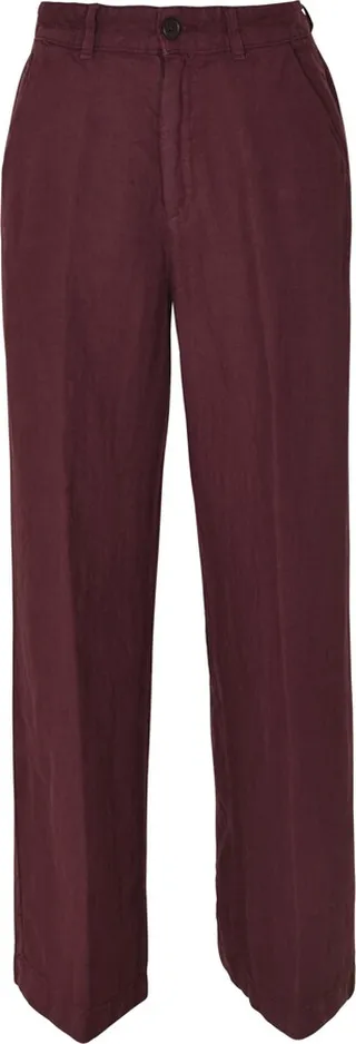 Button Straight Trousers