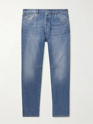 Slim-Fit Tapered Jeans