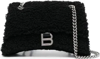 Crush chain-strap shoulder bag
