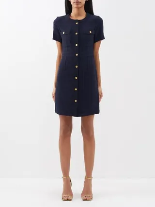 Vera Wool-blend Bouclé Mini Dress
