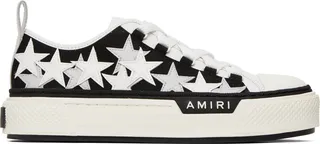 AMIRI Black Stars Court Low-Top Sneakers