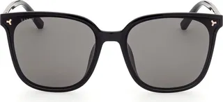 63mm Oversize Square Sunglasses
