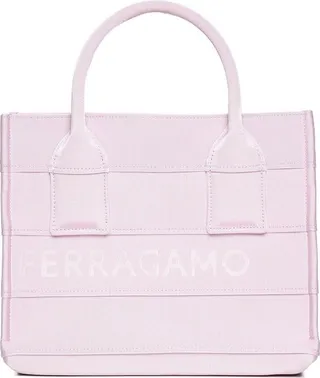 Salvatore Ferragamo Logo Printed Tote Bag