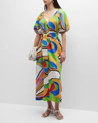 Alegasia-Print Alora Maxi Dress