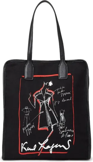Karl Series canvas tote bag