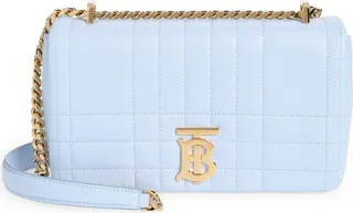 Small Lola TB Quilted Leather Shoulder Bag