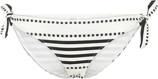 Eshe side-tie printed bikini bottoms