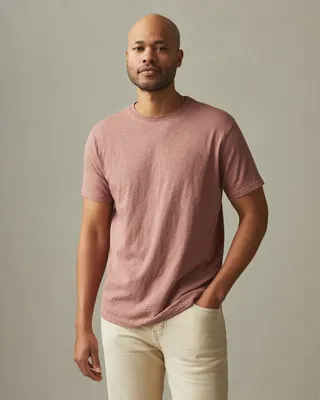 Premium Slub Crew Tee - Burlwood