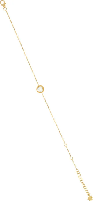 Women's 18K Yellow Gold And Diamond Bracelet