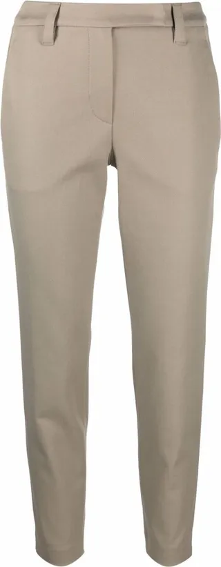 Elasticated-Waist Cropper Trousers