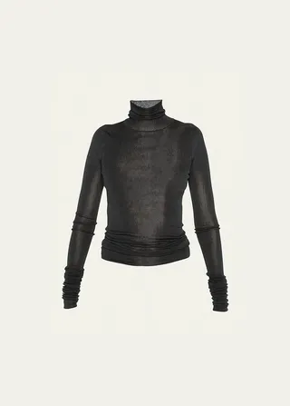Benas Semi-Sheer Top