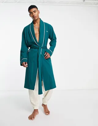 Threadbare virgo robe in galatic teal