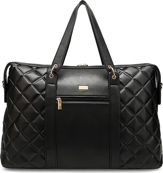 Vegan Leather Weekender Tote
