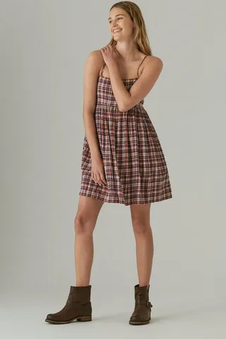 Plaid Mini Prep Dress